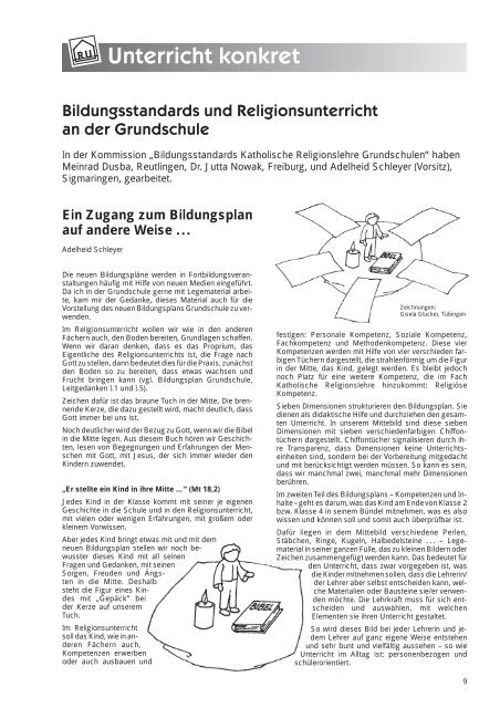 Standards und Religionsunterricht - Erzbischöfliches Ordinariat ...