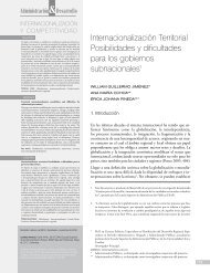 InternacionalizaciÃ³n Territorial Posibilidades y dificultades para los ...