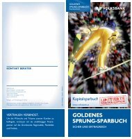 GOLDENES SPRUNG-SPARBUCH - Volksbank Wien AG