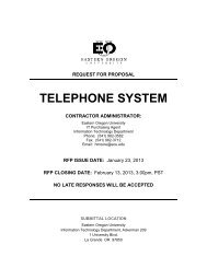 Telephone System RFP.pdf - Oregon University System