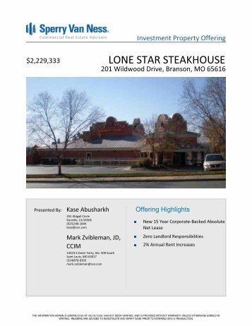 LONE STAR STEAKHOUSE - The Kase Group