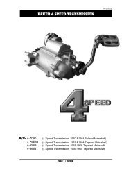 BAKER 4-Speed Instructions V4 - Baker Drivetrain