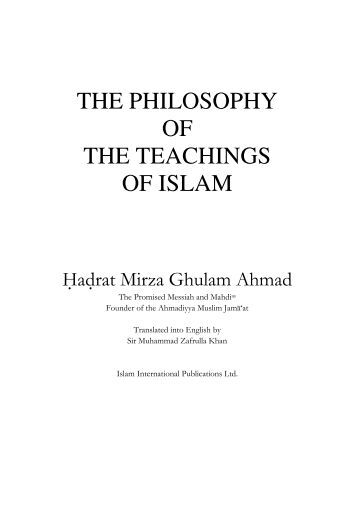 Islamic Perception and Philosophies