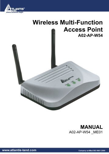 Wireless Multi-Function Access Point - Atlantis Land