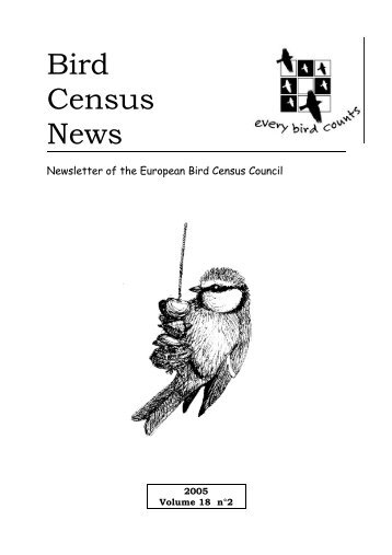 Bird Census News 2005: 18/2 - European Bird Census Council