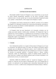 el contrato de franchising