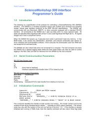 SW500 Serial Protocol.pdf - PASCO Scientific