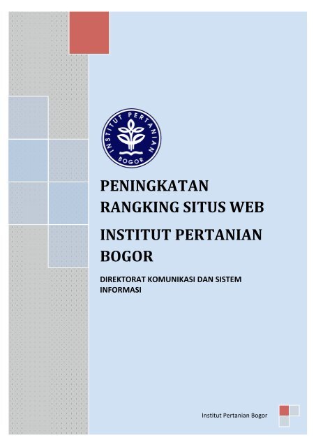 Ebook Perangkingan Website - Bogor Agricultural University