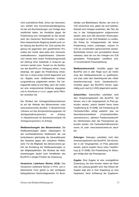 Glossar zur Preisbindung.pdf - Börsenverein des Deutschen ...