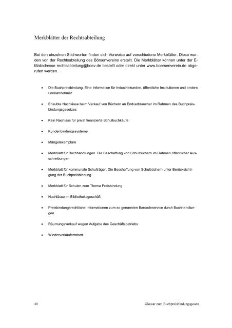 Glossar zur Preisbindung.pdf - Börsenverein des Deutschen ...
