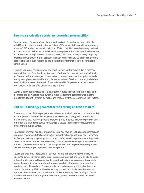 Global petrochemicals - Roland Berger Strategy Consultants