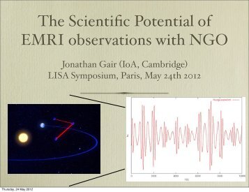 The Scientific Potential of EMRI observations with NGO - APC