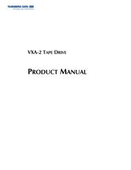 VXA-2 Tape Drive Product Manual - Tandberg Data