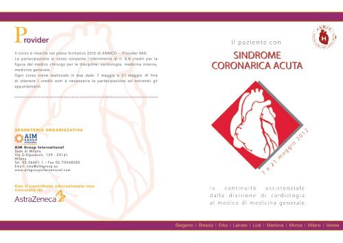 Il paziente con sindrome coronarica acuta - Anmco