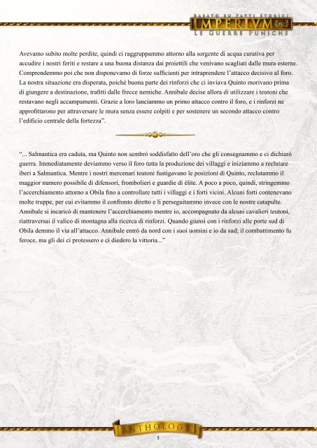 Soluzione della campagna Cartaginese - FX Interactive