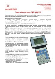 Tester diagnostyczny OBD AMX 550 - Heka.pl