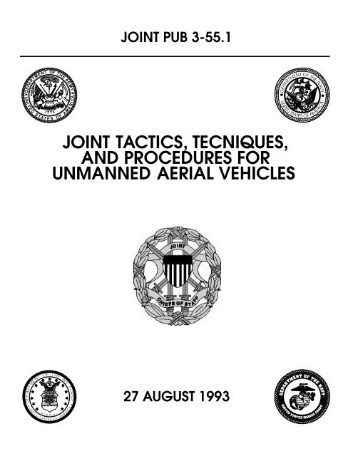 JP 3-55.1 JTTP for Unmanned Aerial Vehicles - BITS