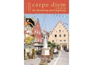 für Abensberg und Umgebung - carpe diem magazine