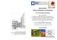 Naturstoffe: Chemie, Biologie und Ökologie - Institut für Organische ...