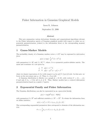 Fisher Information in Gaussian Graphical Models