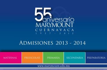 folleto admisiones 13-14 - Marymount