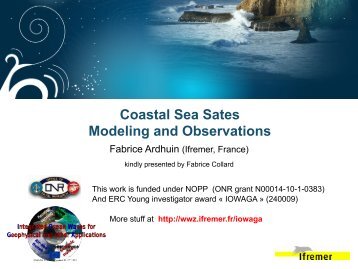 Coastal Sea Sates Modeling and Observations - COASTALT