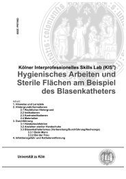 Sterlile Flächen - KIS - Universität zu Köln