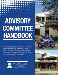 Advisory Committee.qxd - Moraine Park Technical College