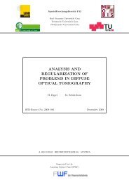 analysis and regularization of problems in diffuse optical tomography