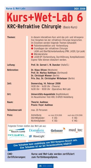 Heidelberg - Deutschsprachige Gesellschaft für Intraokularlinsen ...