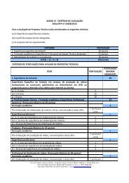 ANEXO III - CRITÉRIOS DE AVALIAÇÃO Edital RFP nº ... - Pnud