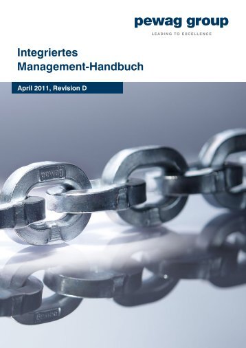 Integriertes Management-Handbuch - pewag group