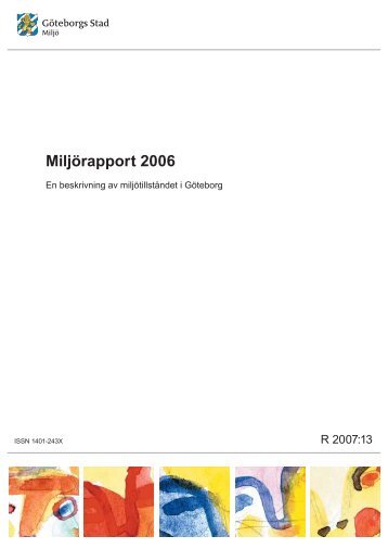 MiljÃ¶rapport 2006 - GÃ¶teborg