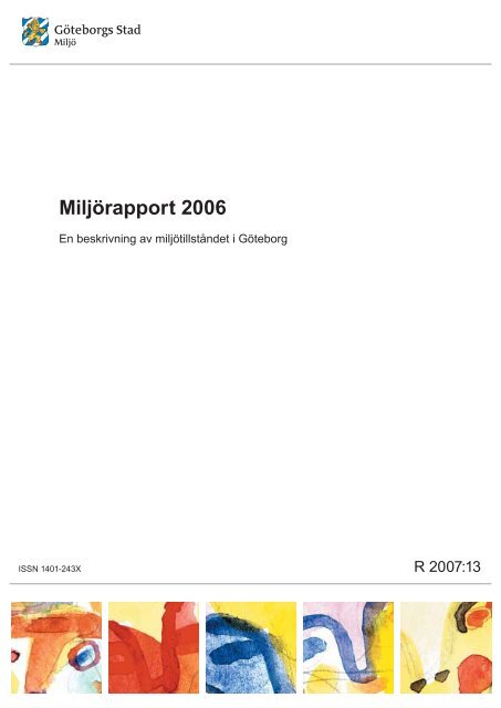 MiljÃ¶rapport 2006 - GÃ¶teborg