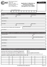 For a non-interactive PDF form version click here. - Rego ACT