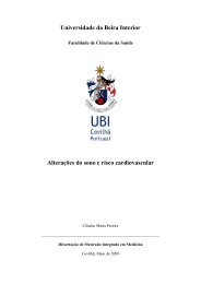 AlteraÃ§Ãµes do sono e risco cardiovascular - Ubi Thesis