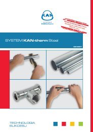 SYSTEM KAN-therm Steel - poradnik techniczny - obowiÄzuje od ...