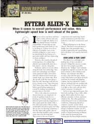 RYTERA ALIEN-X - Archery History