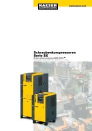 Schraubenkompressoren Serie SX