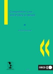 Competition Law and Policy in Brazil Lei e noB