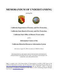 PROGRAMMATIC AGREEMENT - Cal Fire