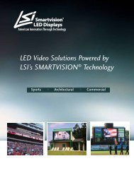 LED Video Solutions by SmartVision - LSI Industries Inc.