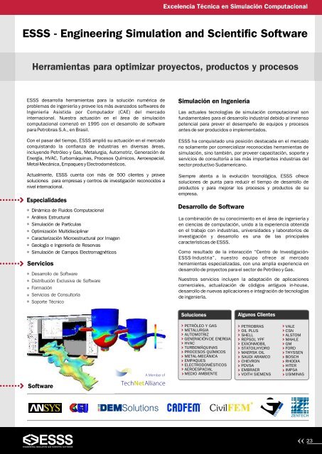 Catálogo de Formación - ESSS