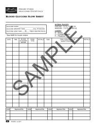 BLOOD GLUCOSE FLOW SHEET