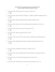 Final Exam Study Guide - Faulkner University - Home