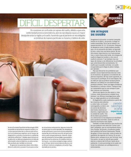 REVISTA DE OCIO, SALUD Y CALIDAD DE VIDA Semana del 3 al 9 ...