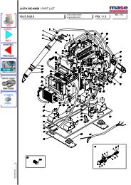 catalogo ricambi / spare parts - Mase Generators of North America