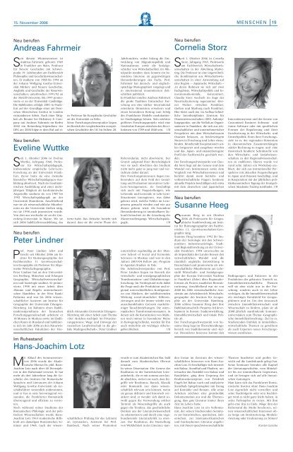 Ausgabe 7-2006 - Goethe-UniversitÃƒÂ¤t