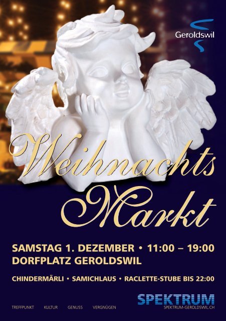 Flyer Weihnachtsmarkt - Spektrum Geroldswil