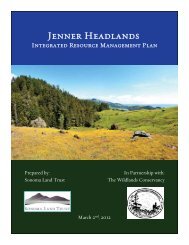Jenner Headlands IRMP - Sonoma Land Trust